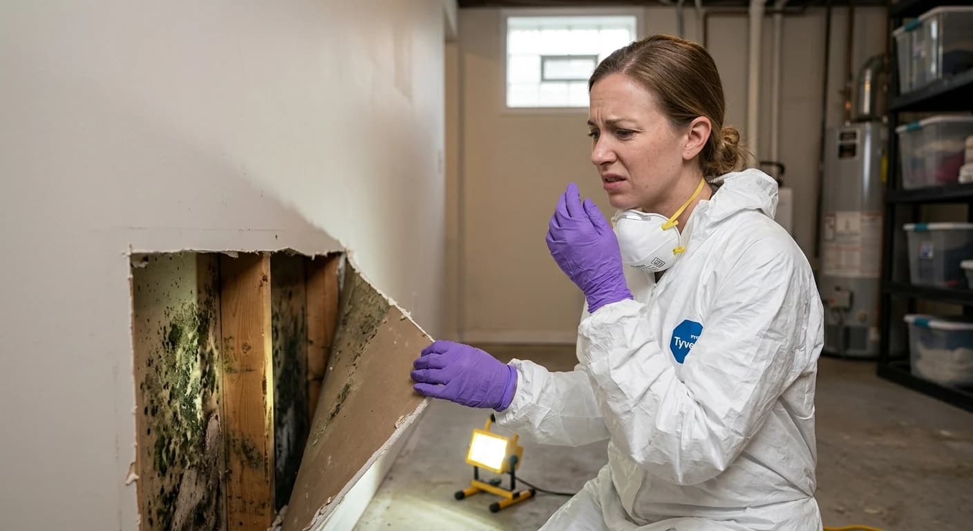 Professional mold removal work - What smells indicate mold presence?