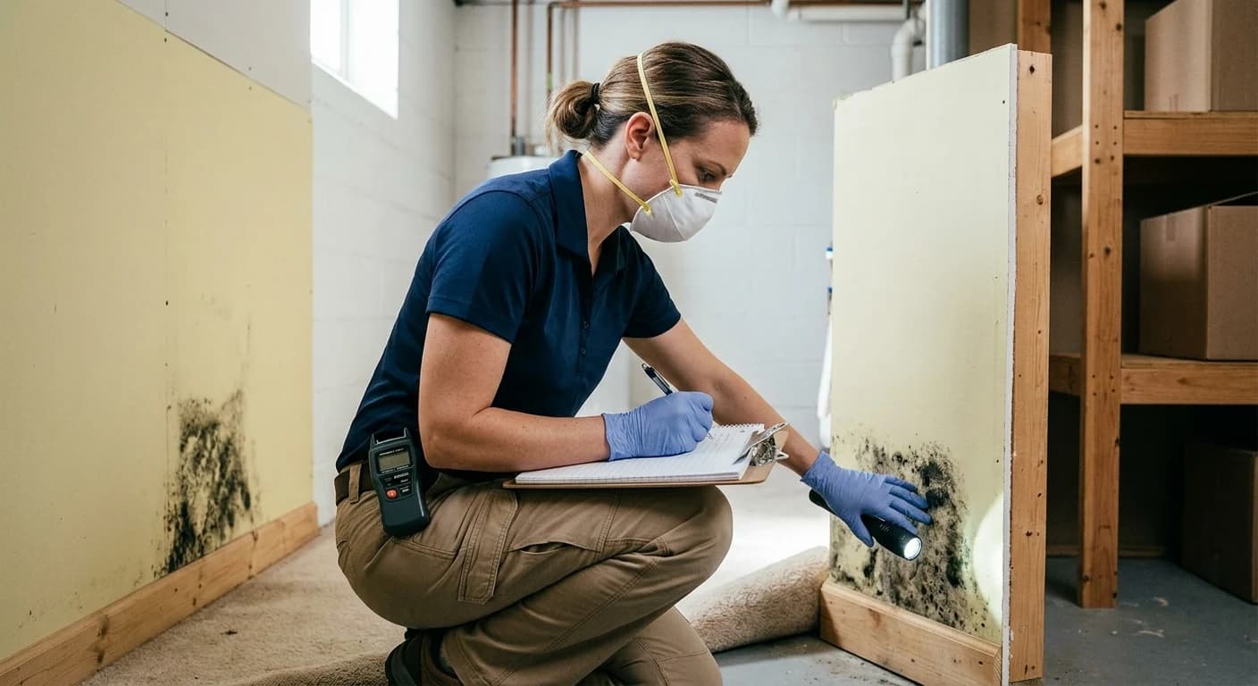 Professional mold removal work - What steps should you take if you suspect mold?